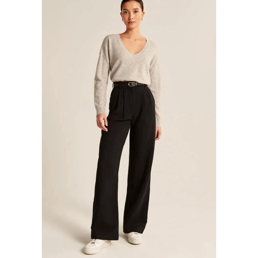 Daisy Grace Wide Leg Trousers Women Medium Black